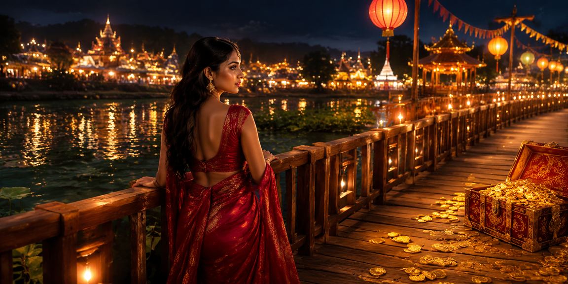 বান্দরবানে ক্যাসিনো নাইট মার্কেটের দৃশ্য